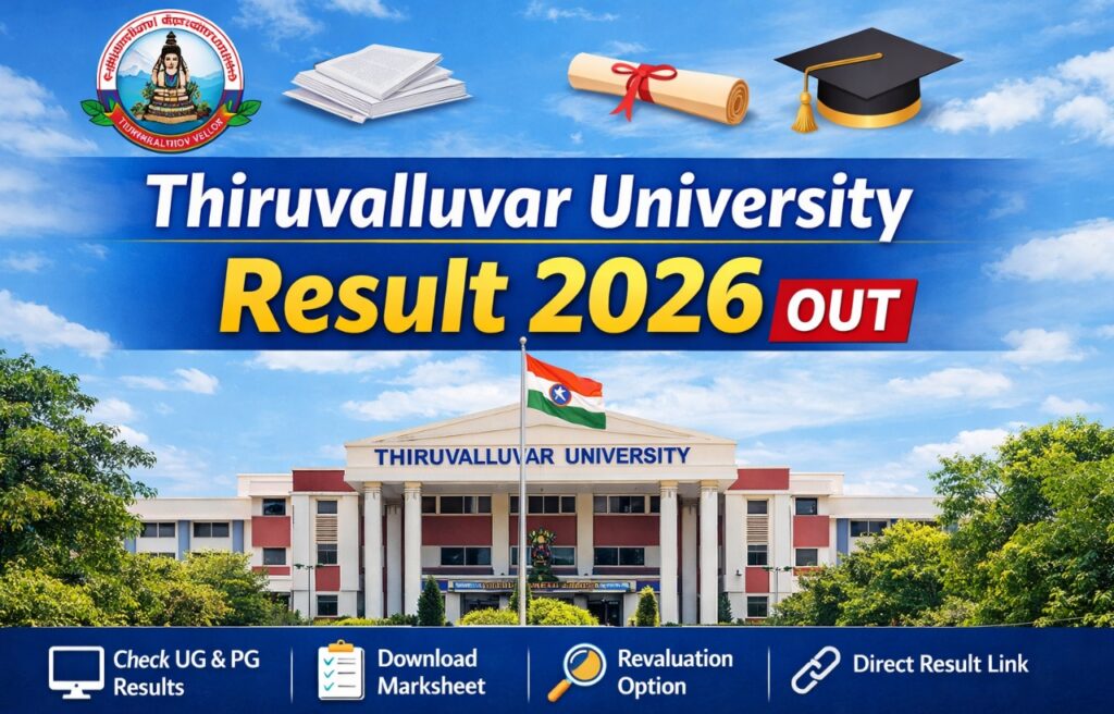 Thiruvalluvar University Result 2026