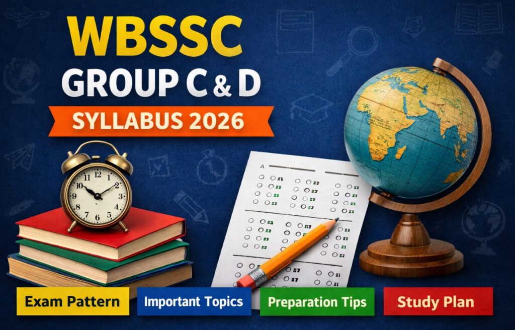 WBSSC Group C and D Syllabus 2026, Exam Pattern, PDF Download & Preparation Guide