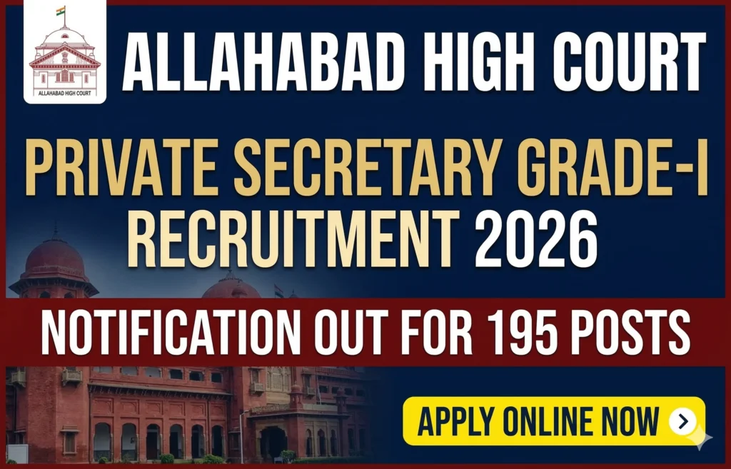 Allahabad High Court Private Secretary Grade-I Recruitment
