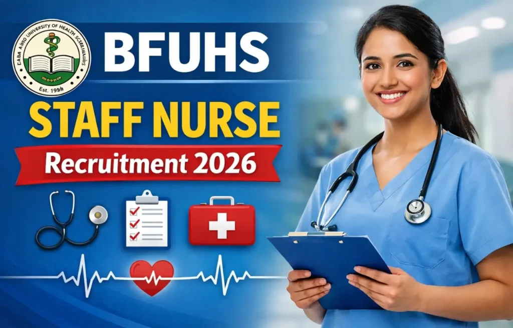 BFUHS Staff Nurse Recruitment 2026