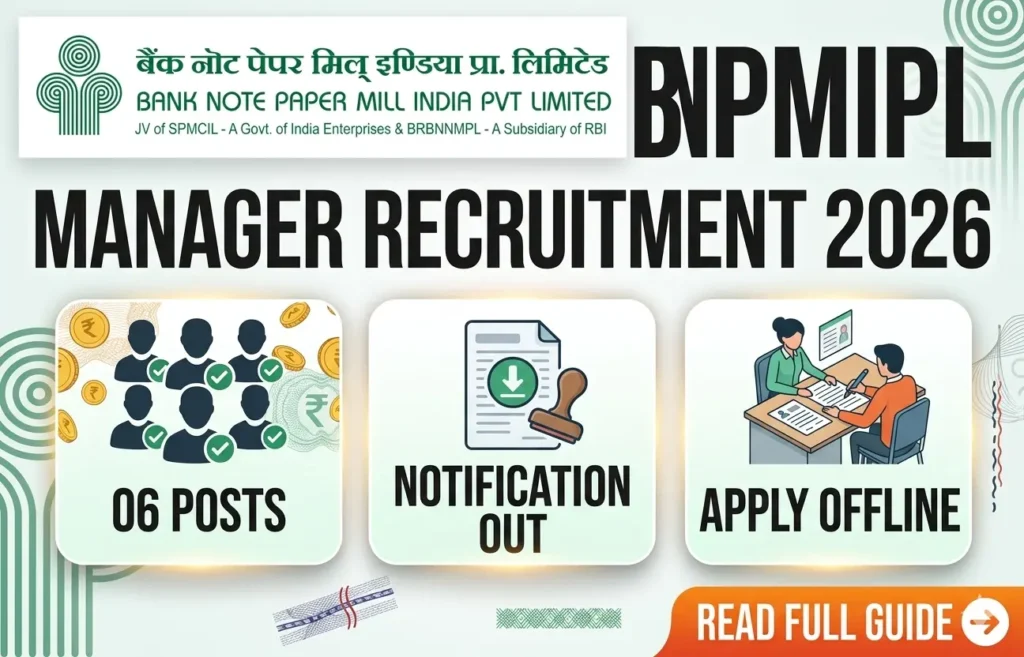 BNPMIPL Assistant Manager Recruitment