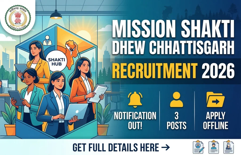 Chhattisgarh Mission Shakti DHEW Recruitment 2026