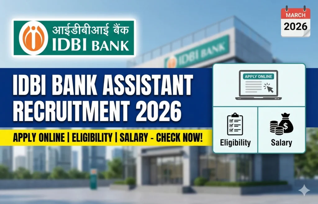 IDBI Bank Assistant Manager Recruitment