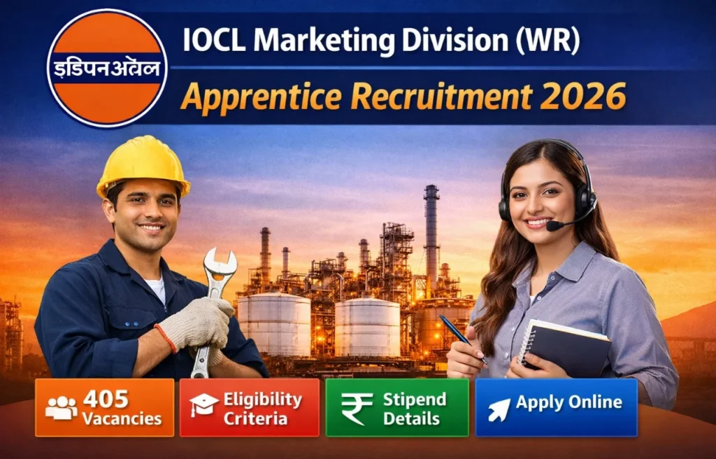 IOCL Marketing Division (WR) Apprentice Recruitment 2026
