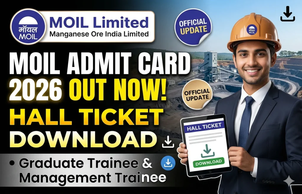 MOIL Admit Card 2026
