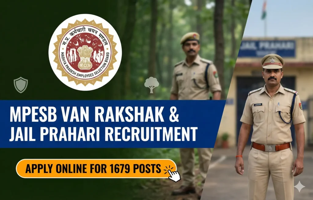 MPESB Van Rakshak and Jail Prahari Recruitment