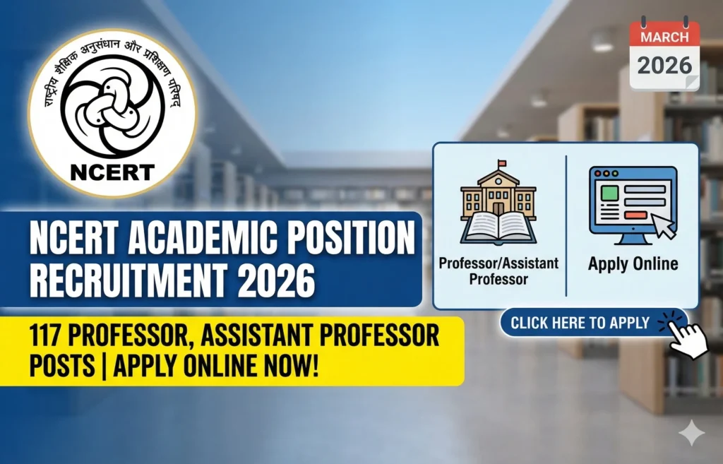 NCERT Academic Position Recruitment 2026
