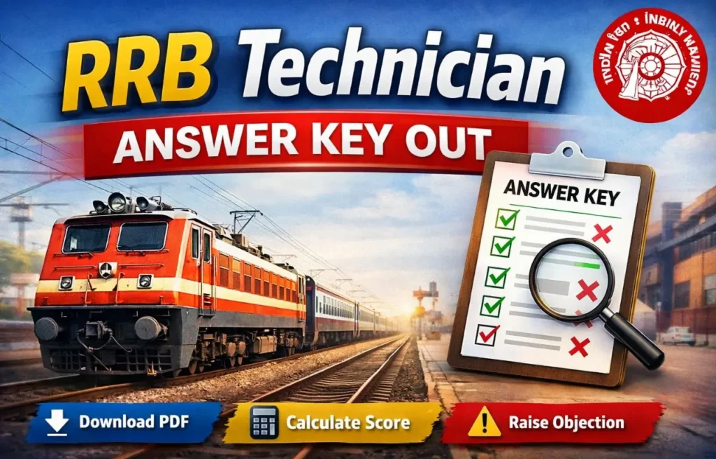 RRB Technician Answer Key 02/2025