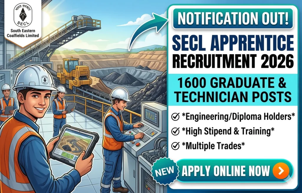 SECL Apprentice Recruitment 2026