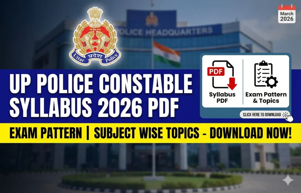UP Police Constable Syllabus 2026