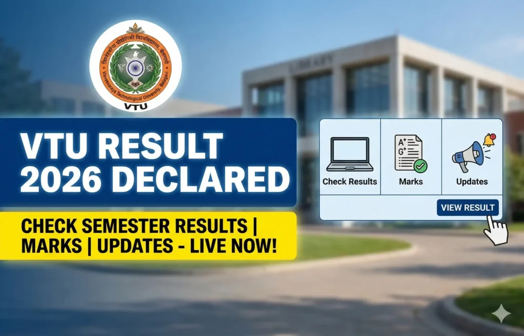 VTU Result 2026 Declared