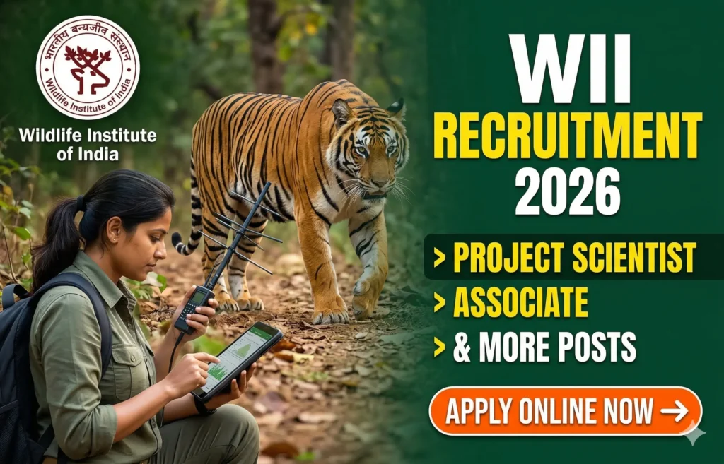 Wildlife Institute of India Recruitment 2026